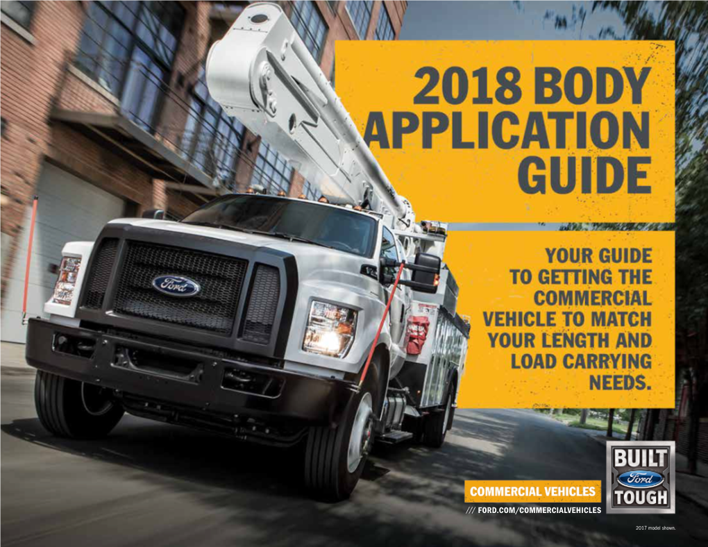 2018 Body Application Guide