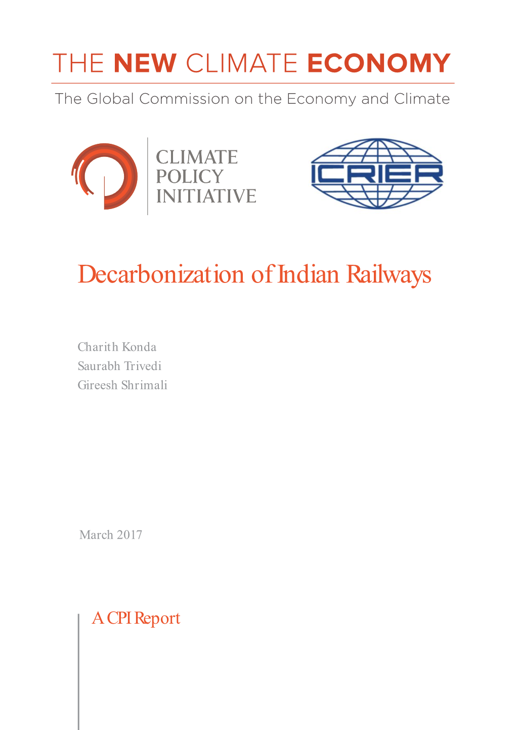 Decarbonization of Indian Railways