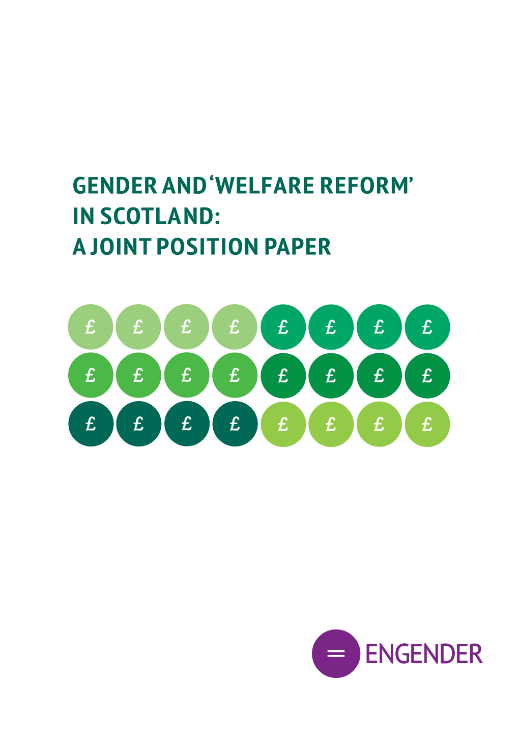 Gender and 'Welfare Reform': a Joint Position Paper