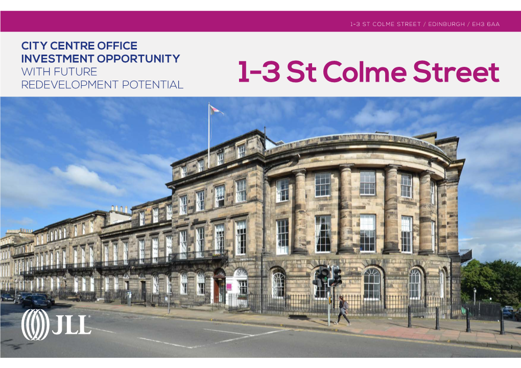 St Colme Street / Edinburgh / Eh3 6Aa