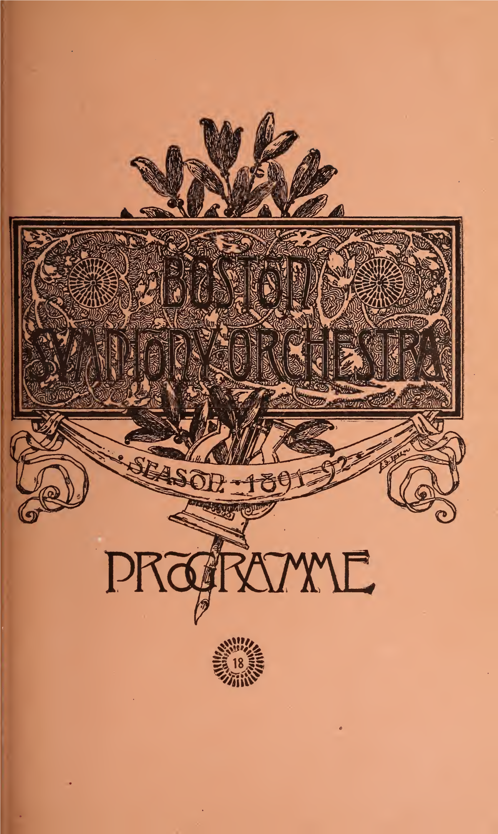 Boston Symphony Orchestra Concert Programs, Season 11, 1891