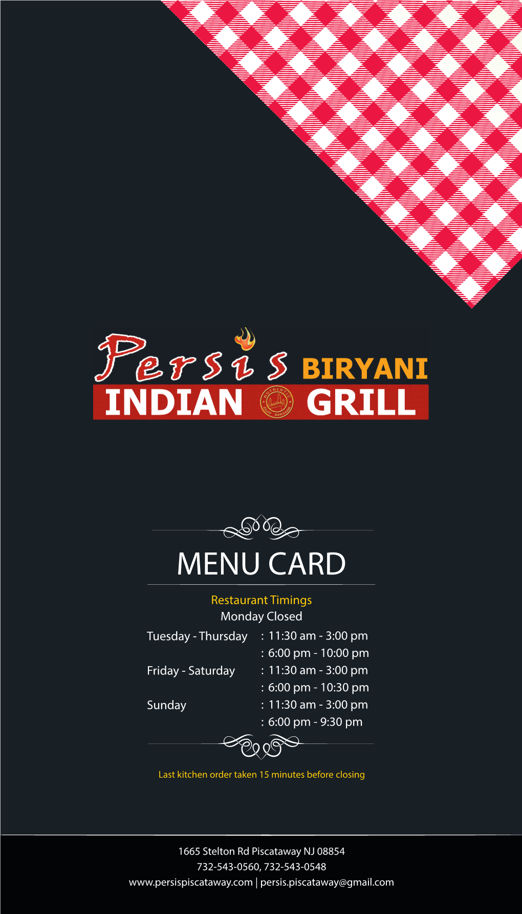 Menu Card Ver3