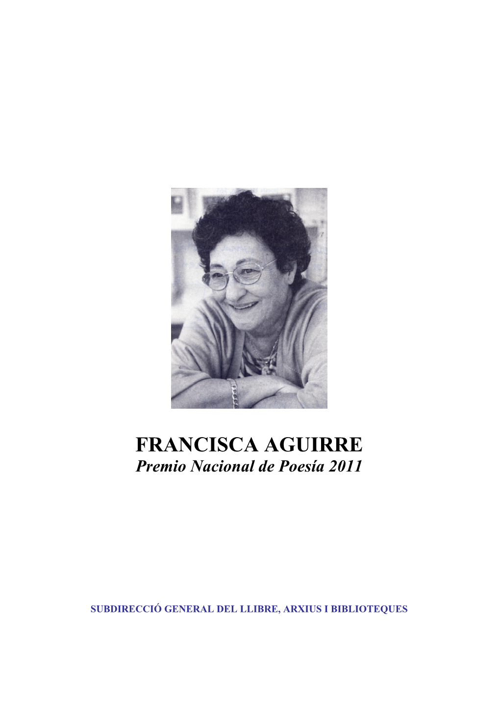 Bibliografía Francisca Aguirre