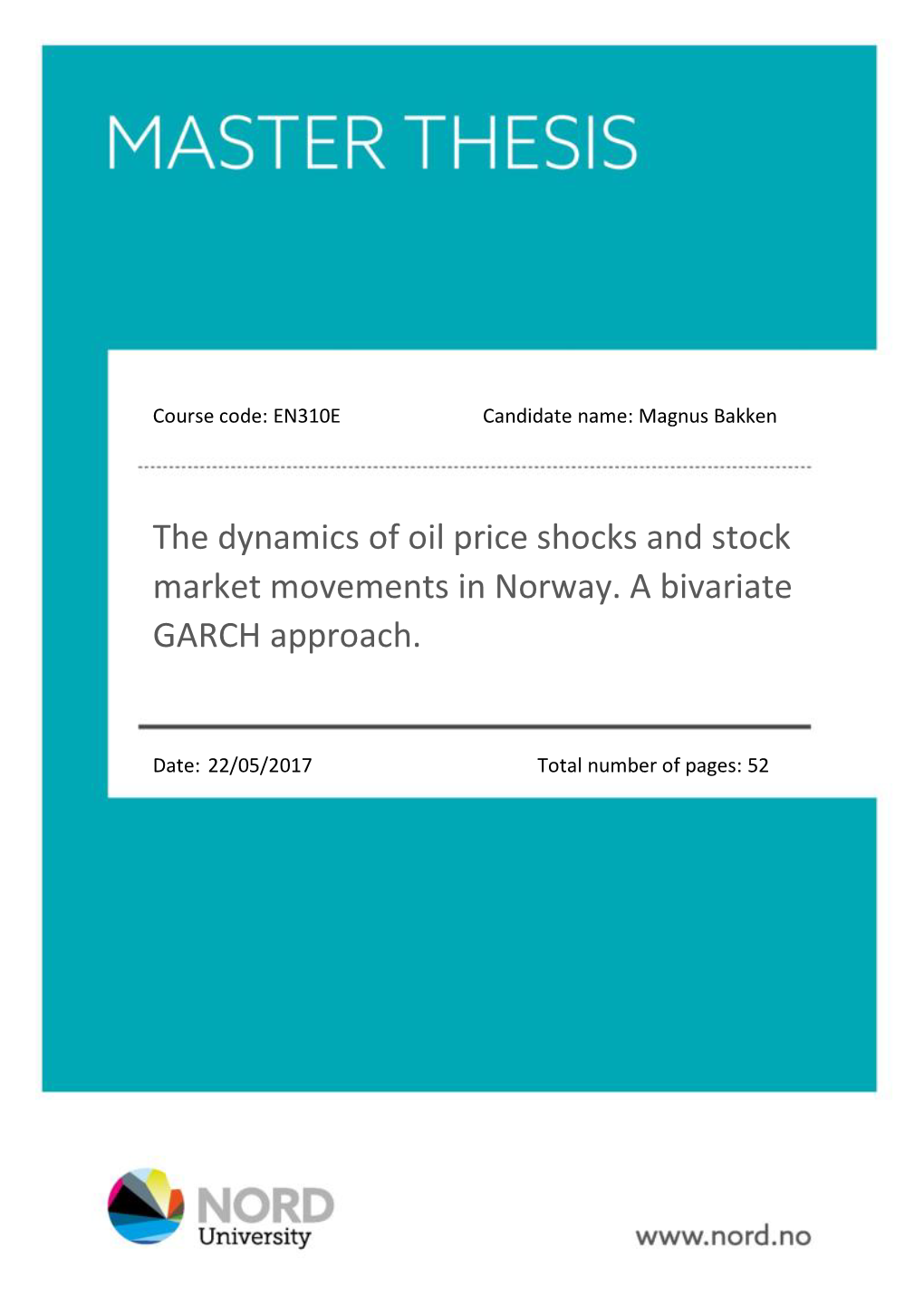 The Dynamics of Oil Price Shocks and Stock Market Movements in Norway