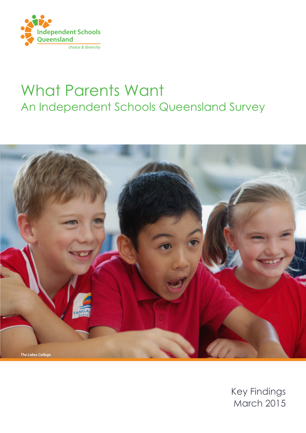 What Parents Want Survey Key Findings