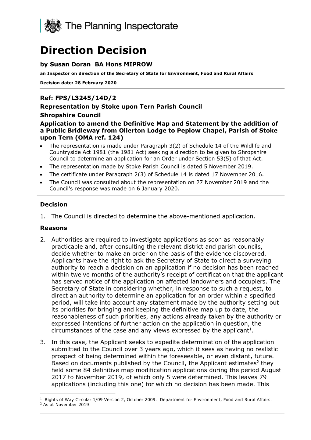 FPS/L3245/14D/2 Decision Date