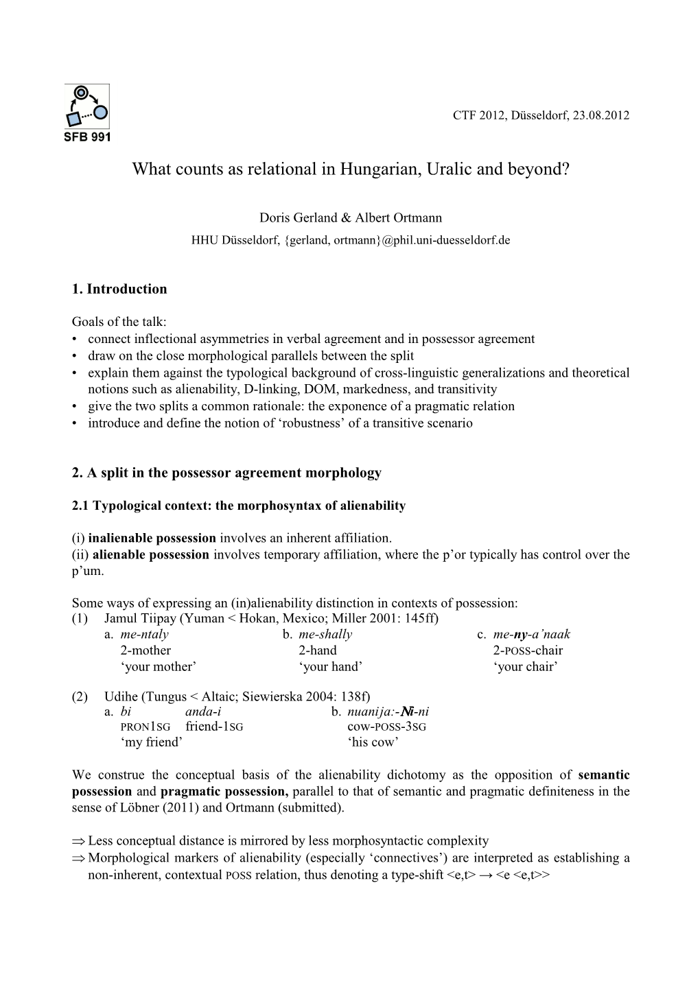 What Counts As Relational in Hungarian, Uralic and Beyond?