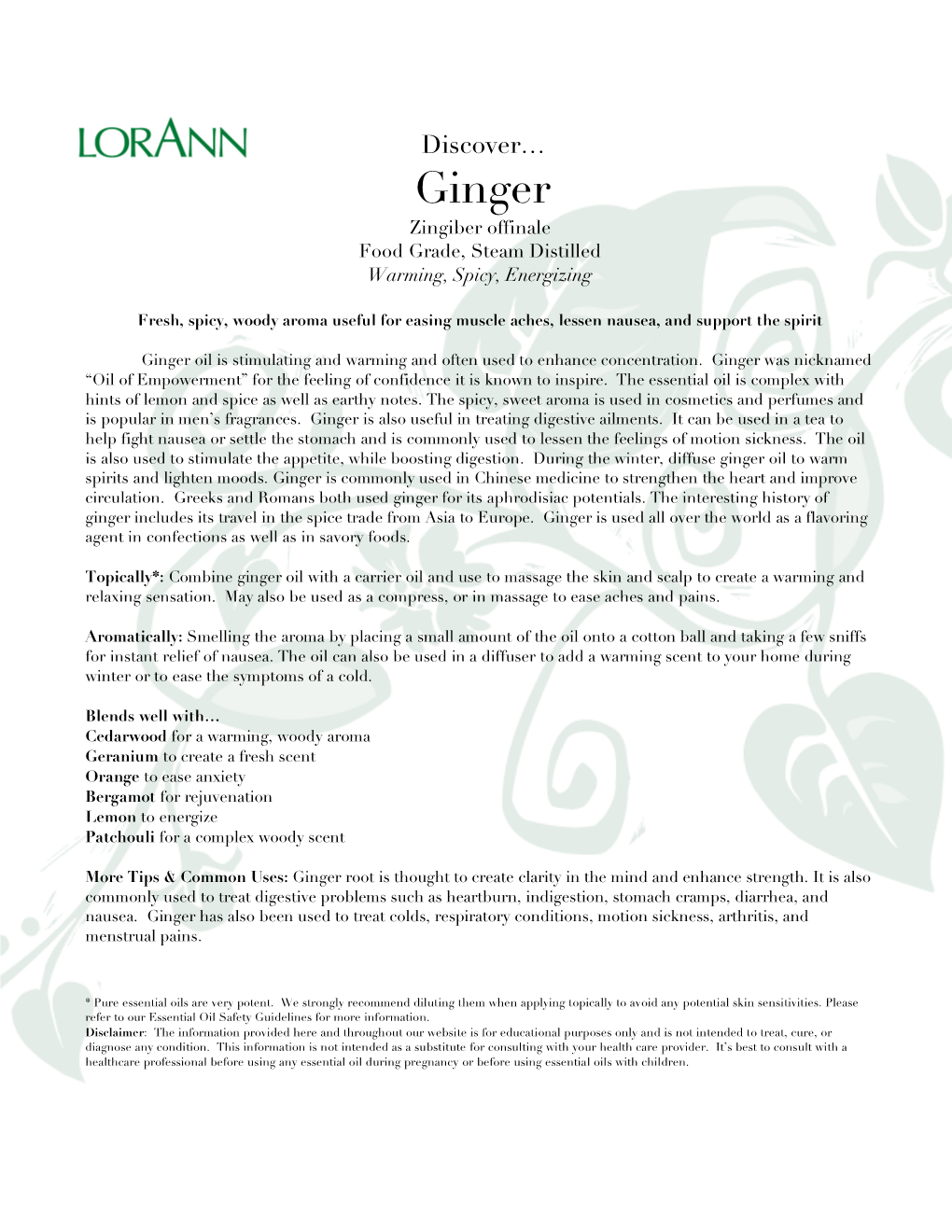 Discover Ginger