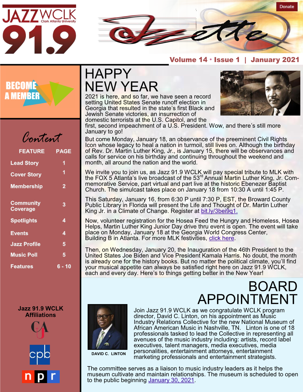 Board Appointment Happy New Year