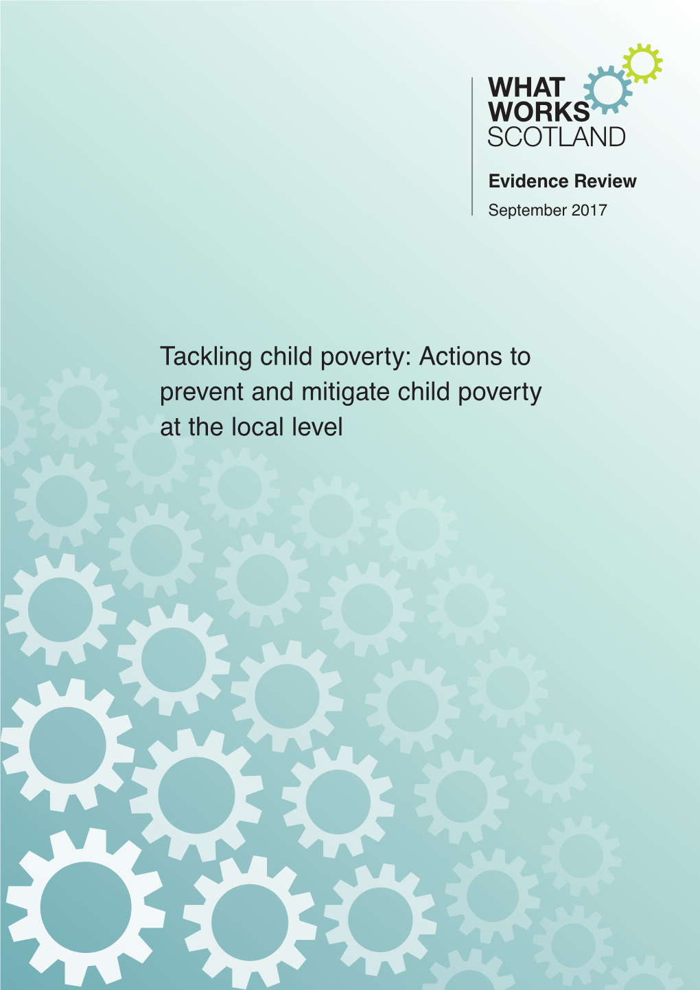 Tackling Child Poverty