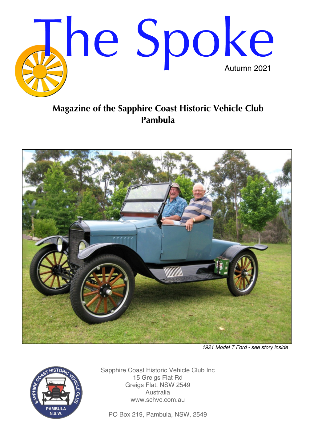 Magazine of the Sapphire Coast Historic Vehicle Club Pambula