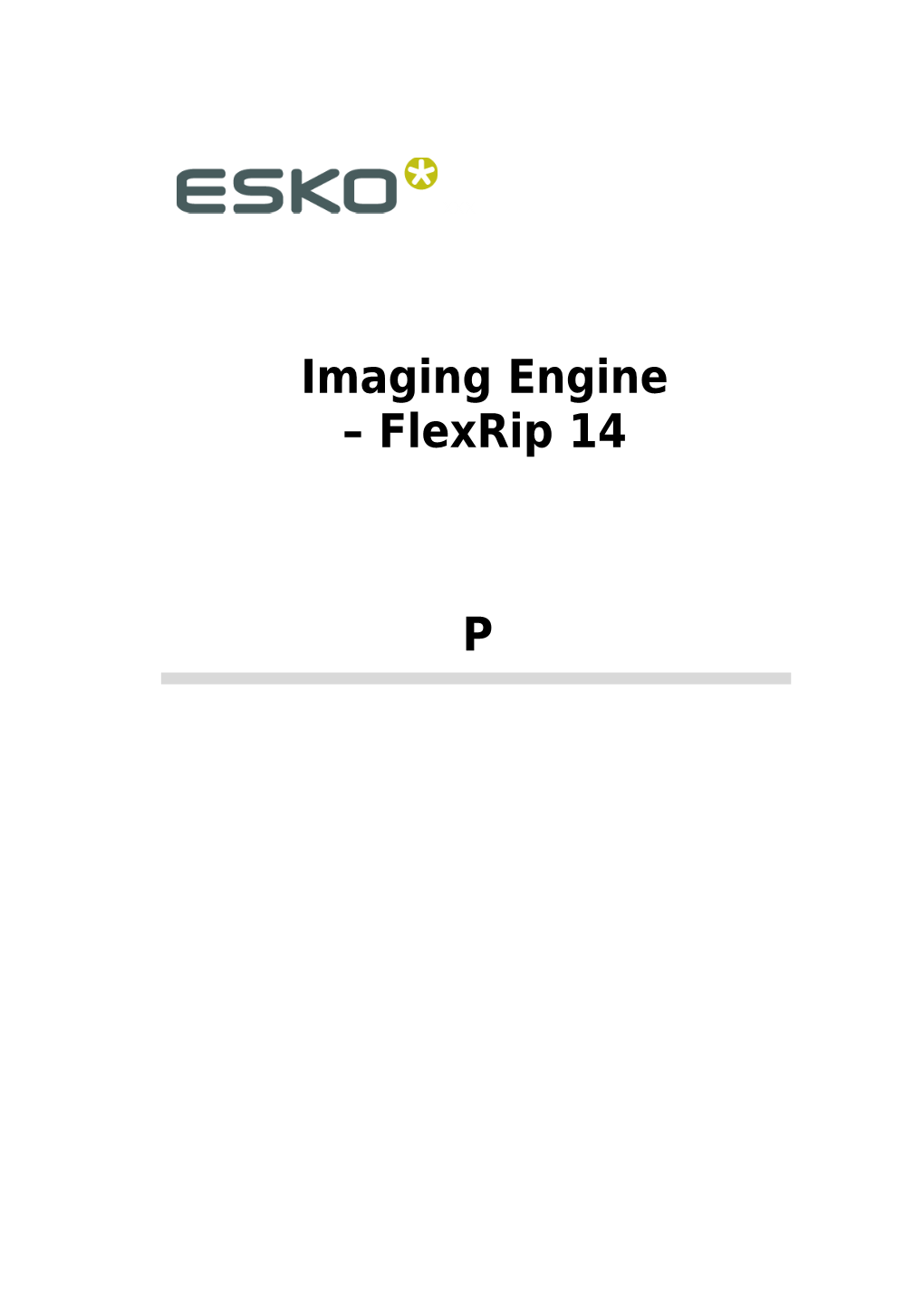 Imaging Engine – Flexrip 14 P