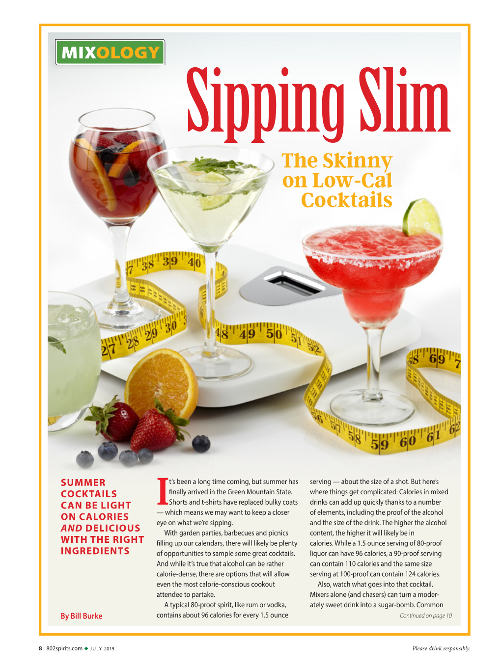 Sipping Slim: the Skinny on Low-Cal Cocktails