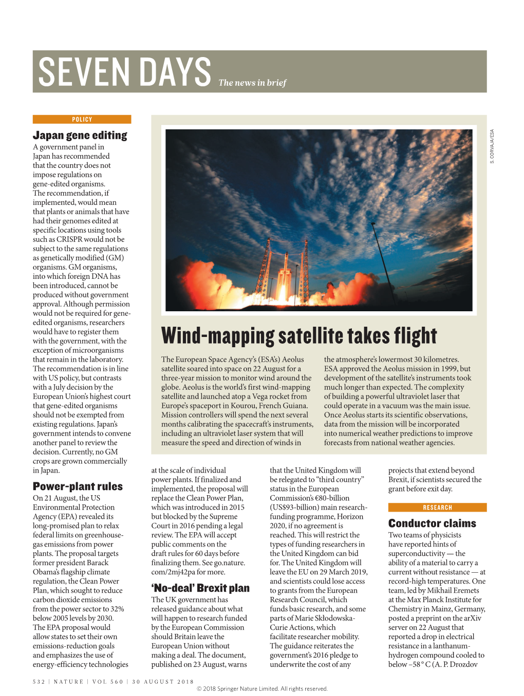 Wind-Mapping Satellite Takes Flight