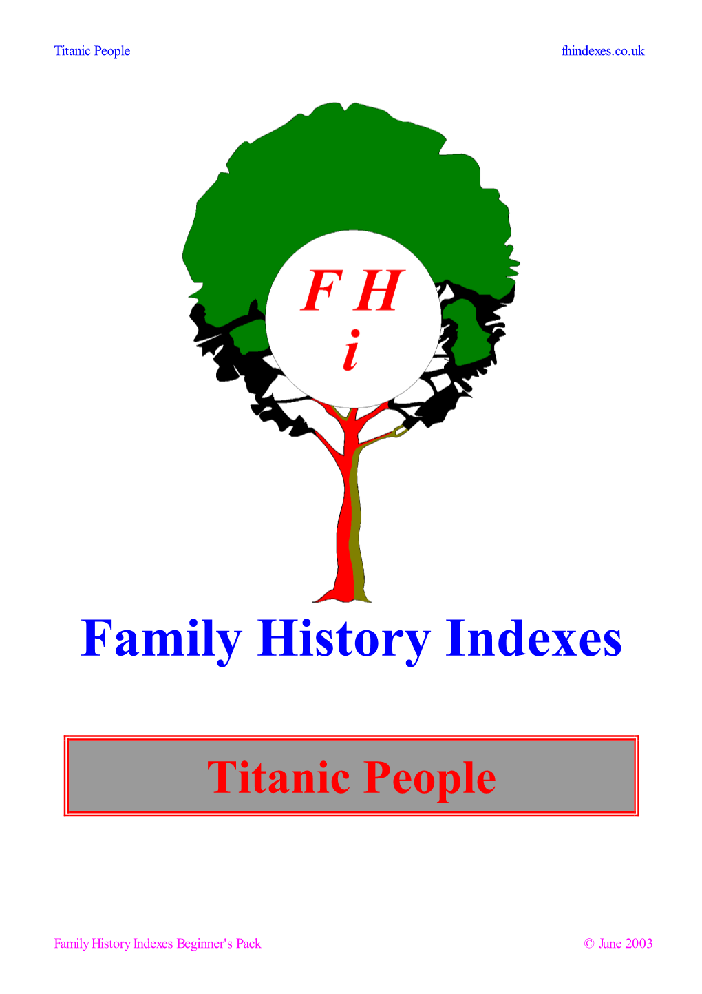 Titanic People Fhindexes.Co.Uk