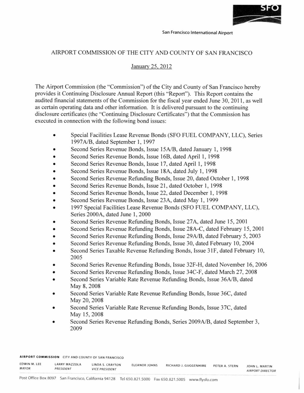 FY11 Annual Disclosure Report (PDF)