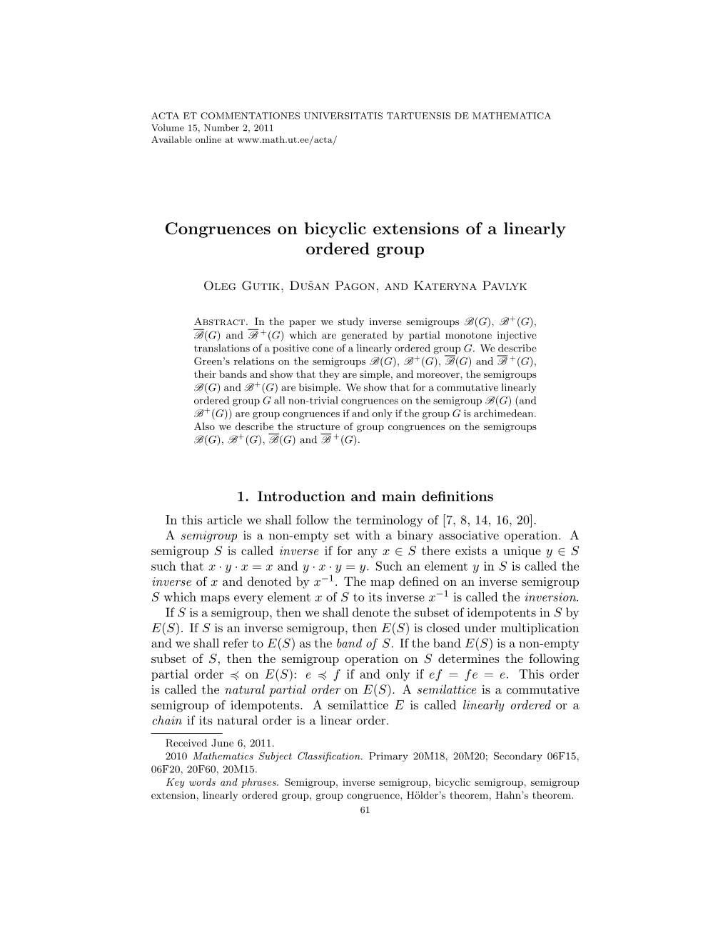 Congruences on Bicyclic Extensions of a Linearly Ordered Group