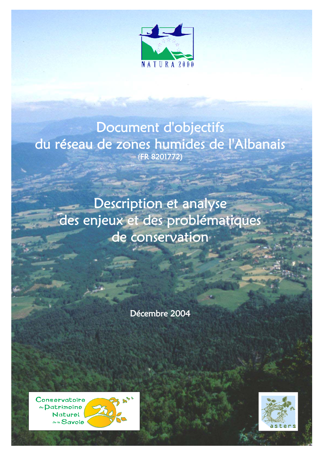 Document D'objectifs Du Réseau De Zones Humides De L'albanais