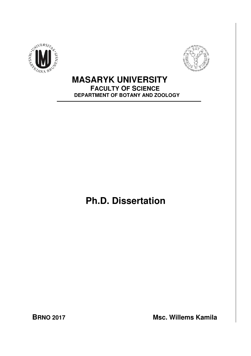 Ph.D. Dissertation