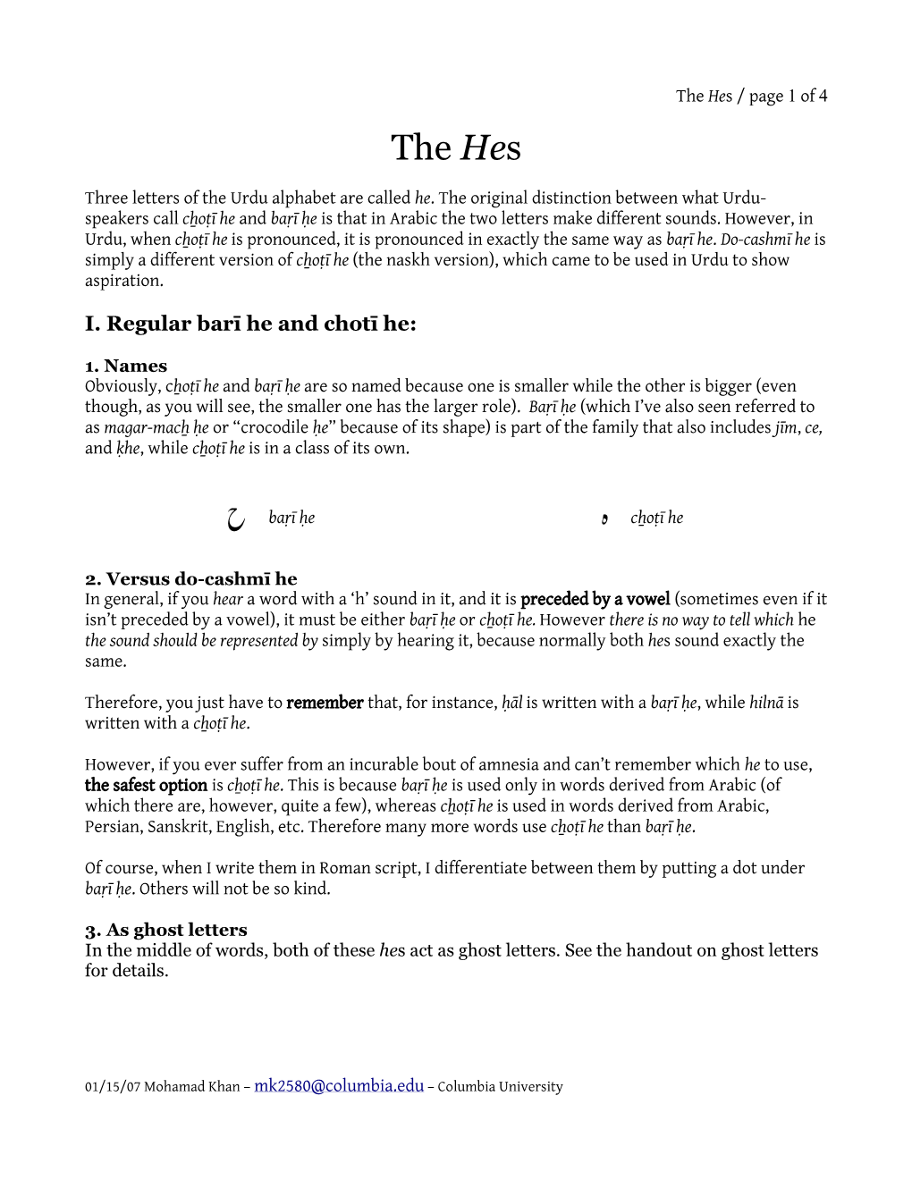 The Hes / Page 1 of 4 the Hes