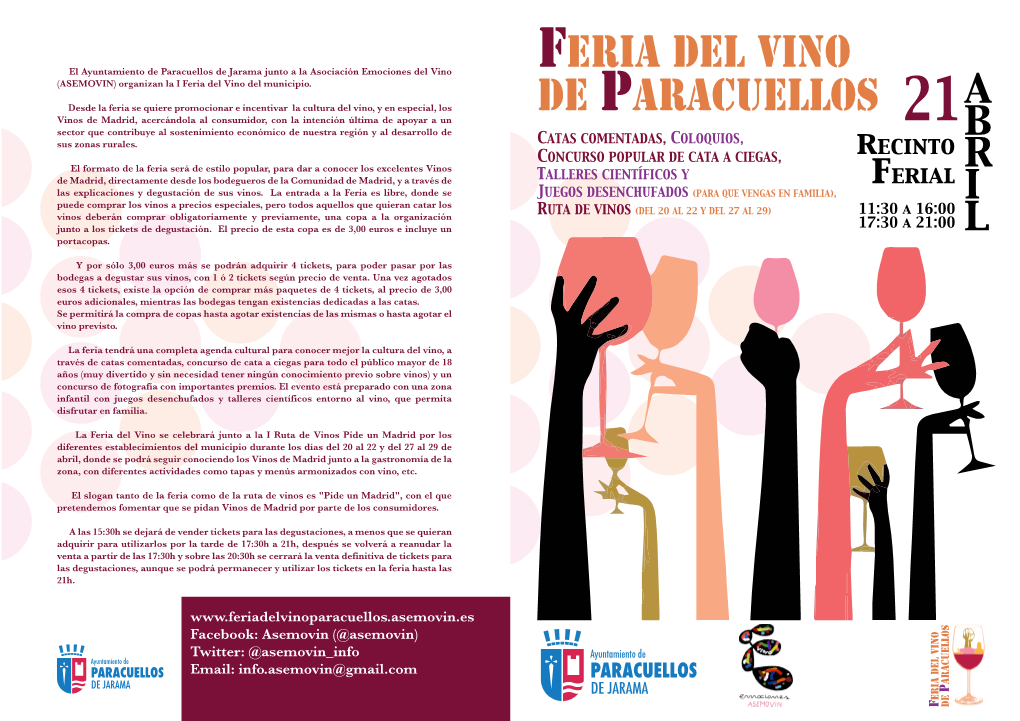 FERIA DEL VINO (ASEMOVIN) Organizan La I Feria Del Vino Del Municipio