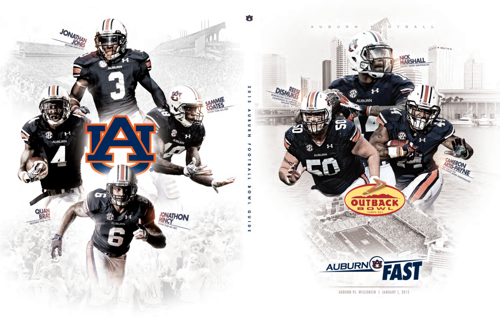 Auburn in the Outback Bowl (2-1) in AUBURN