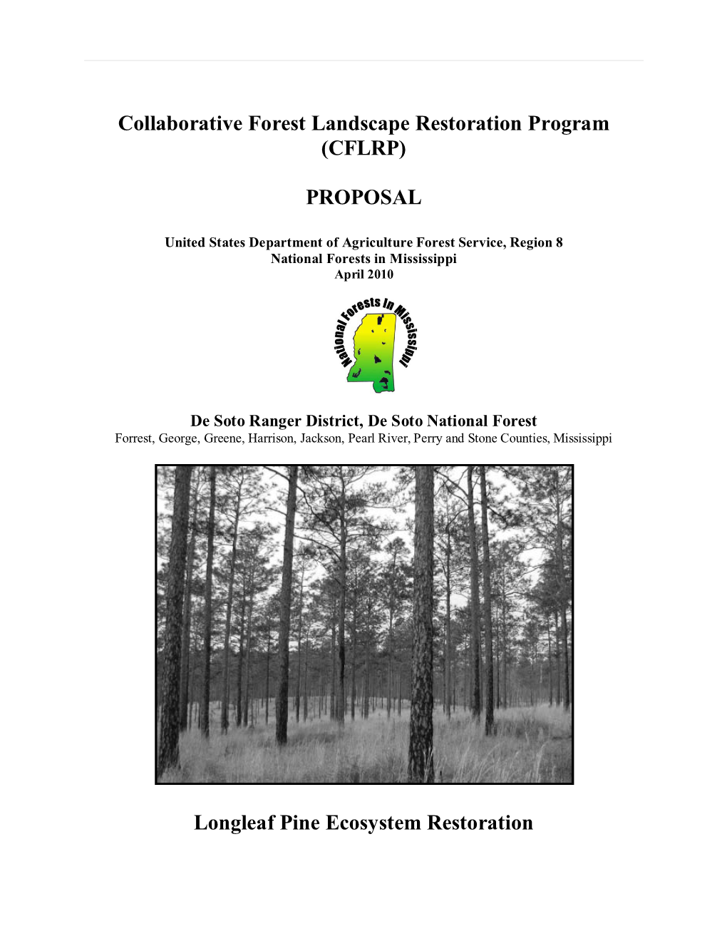 Collaborative Forest Landscape Restoration Program (CFLRP)