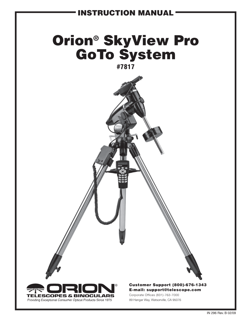 Orion® Skyview Pro Goto System #7817