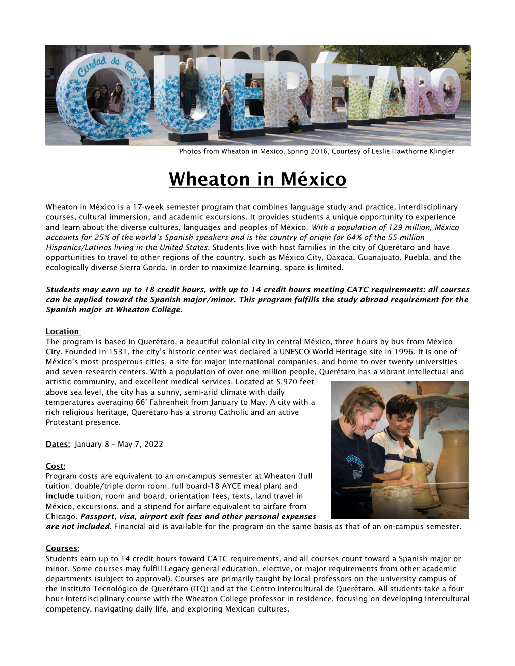 Wheaton in México