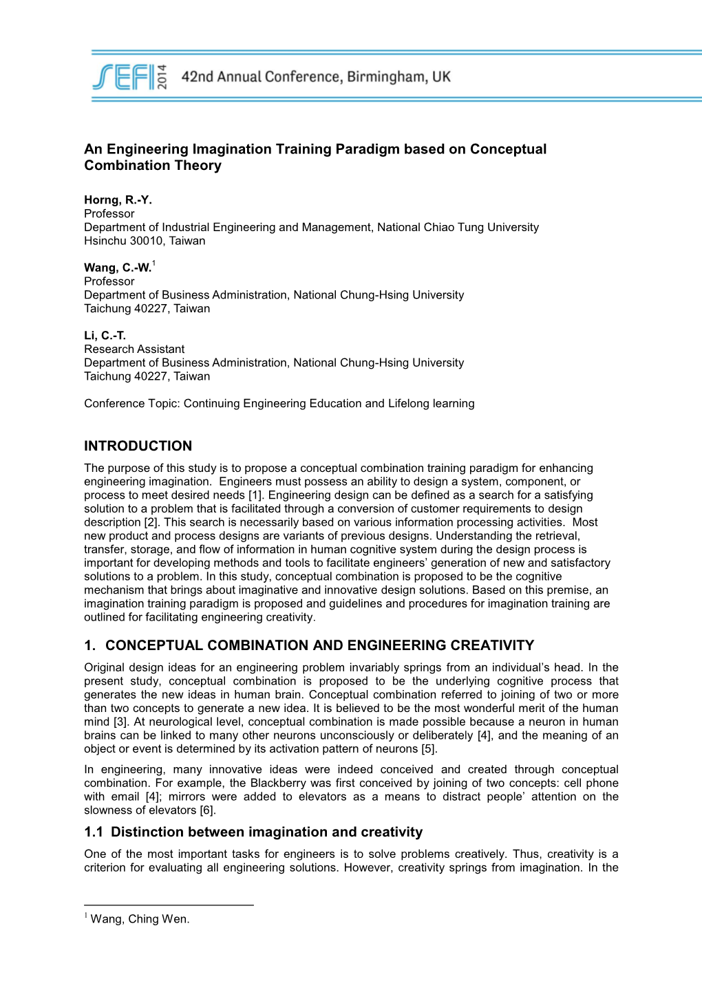 An Engineering Imagination Training Paradigm Based on Conceptual Combination Theory