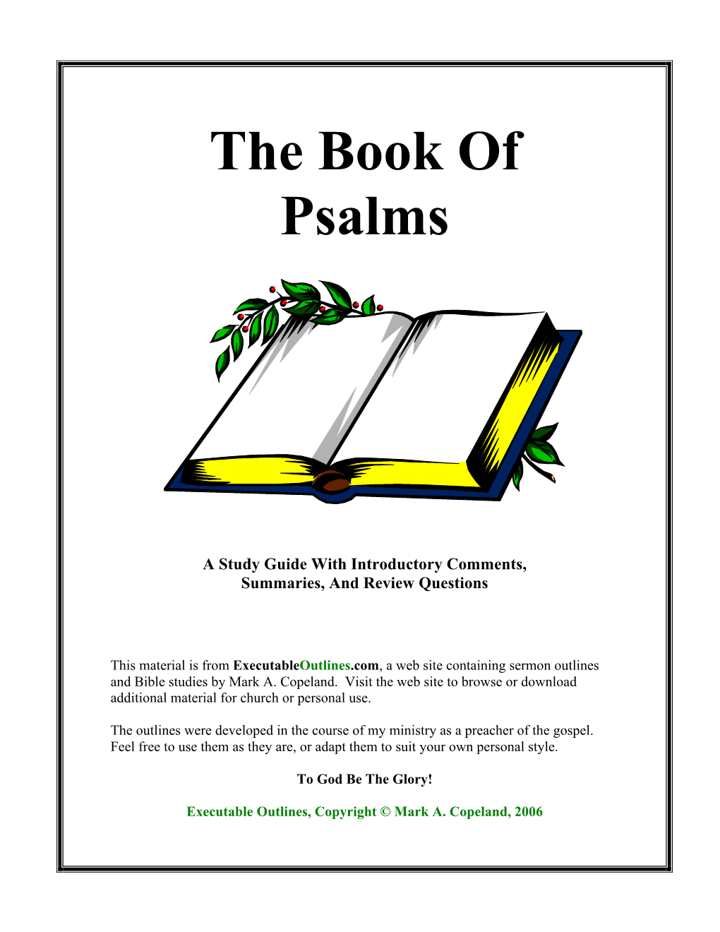 The Book of Psalms