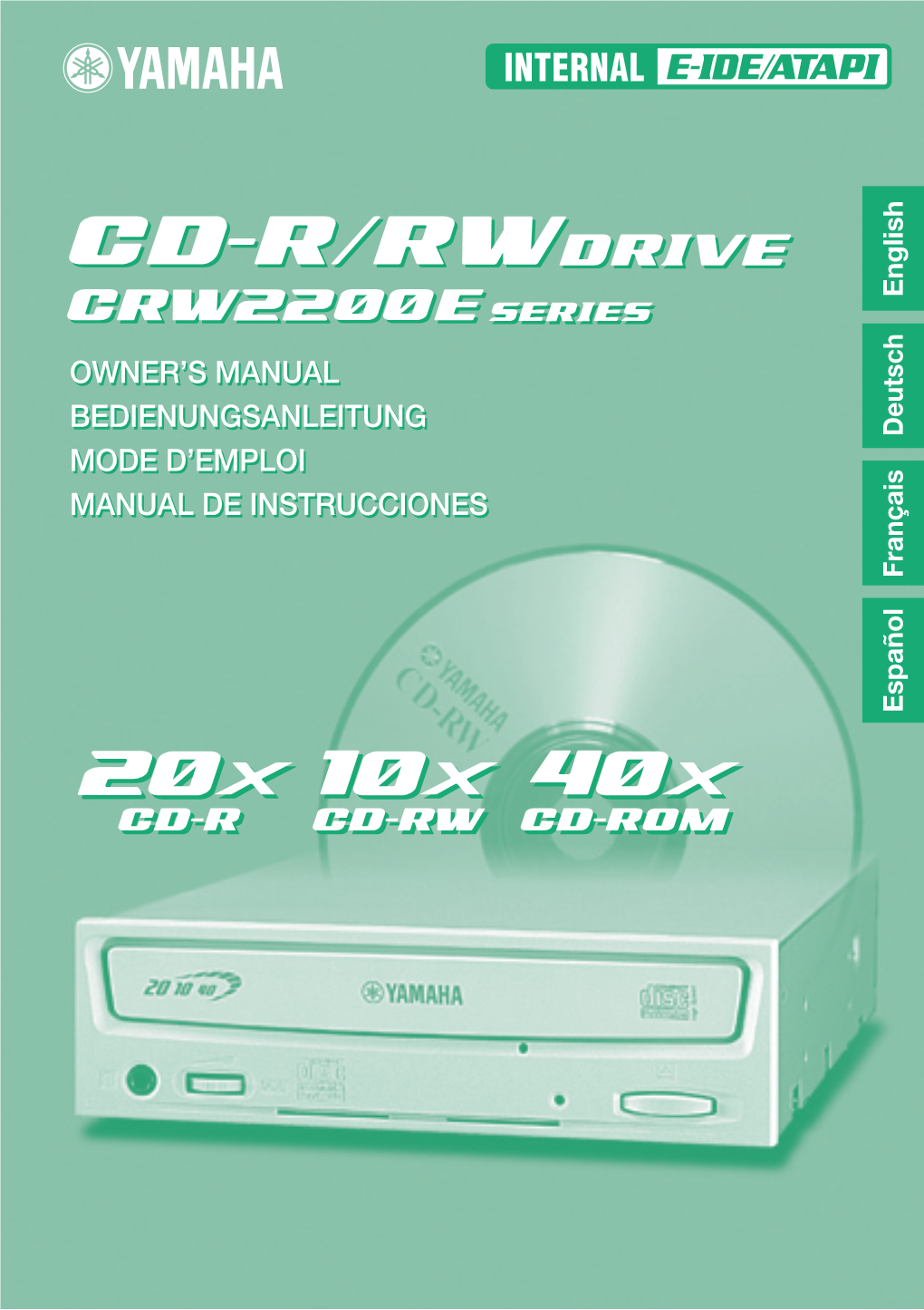 CRW2200E Conforms to the Power-Saving Mode of a Computer to Reduce Power Consumption