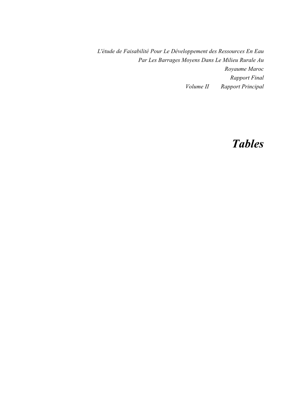 Tables Tableau 1.11: Liste Des Membres Du Comité Consultatif De La JICA, Des Responsables Dans La JICA Et Du Comité De Pilotage Du Gouvernent Marocain