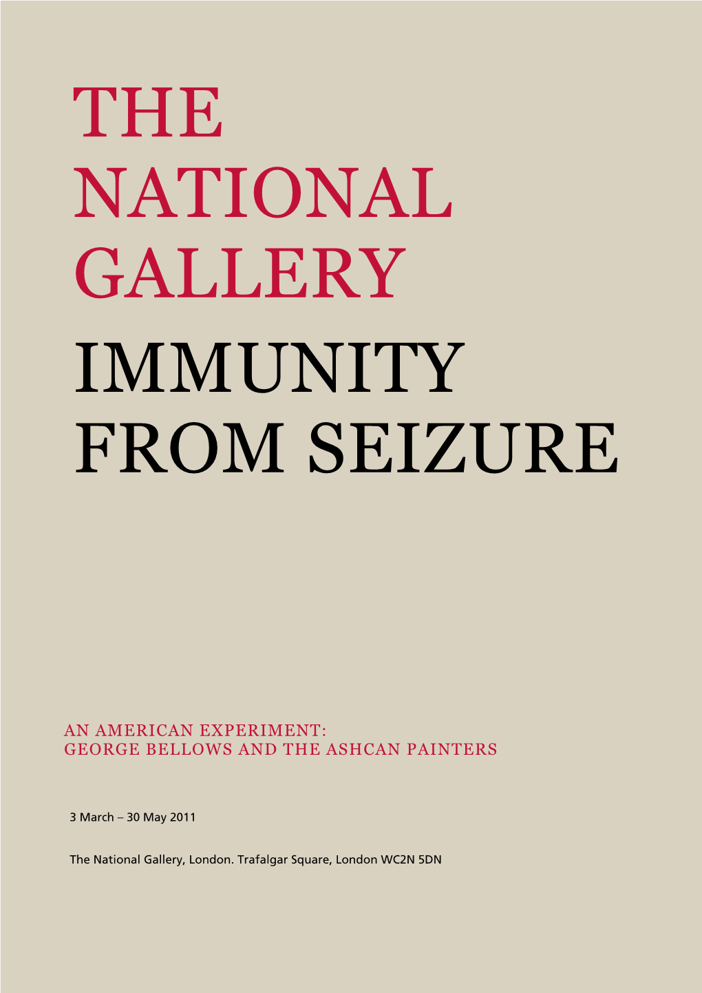 Immunity from Seizure