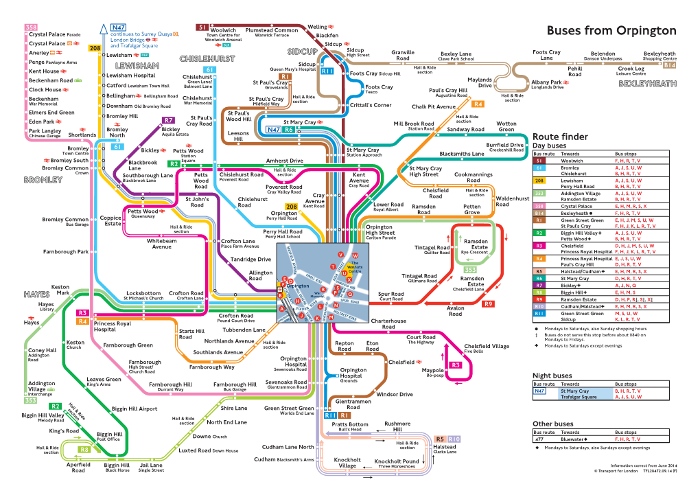 Buses from Orpington