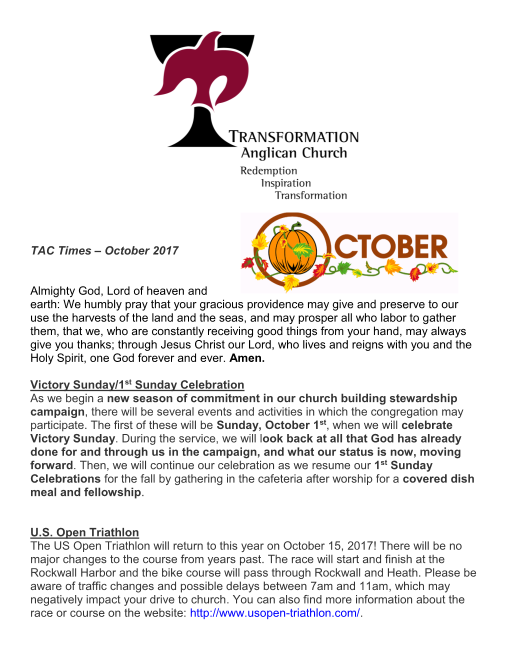 TAC Times – October 2017