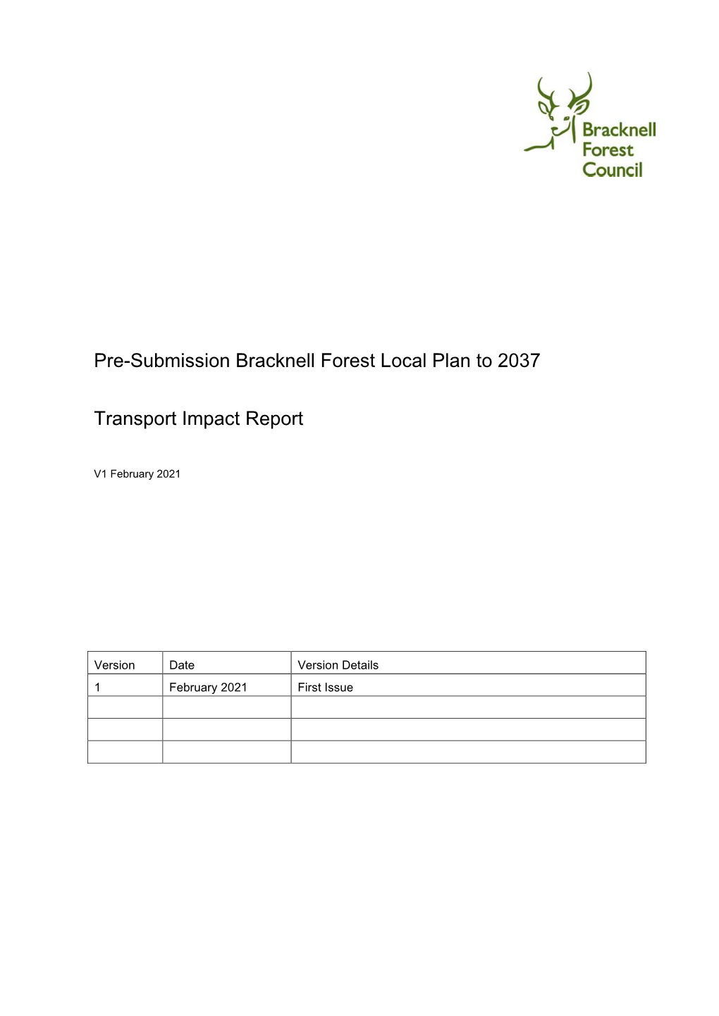 Transport Impact Report