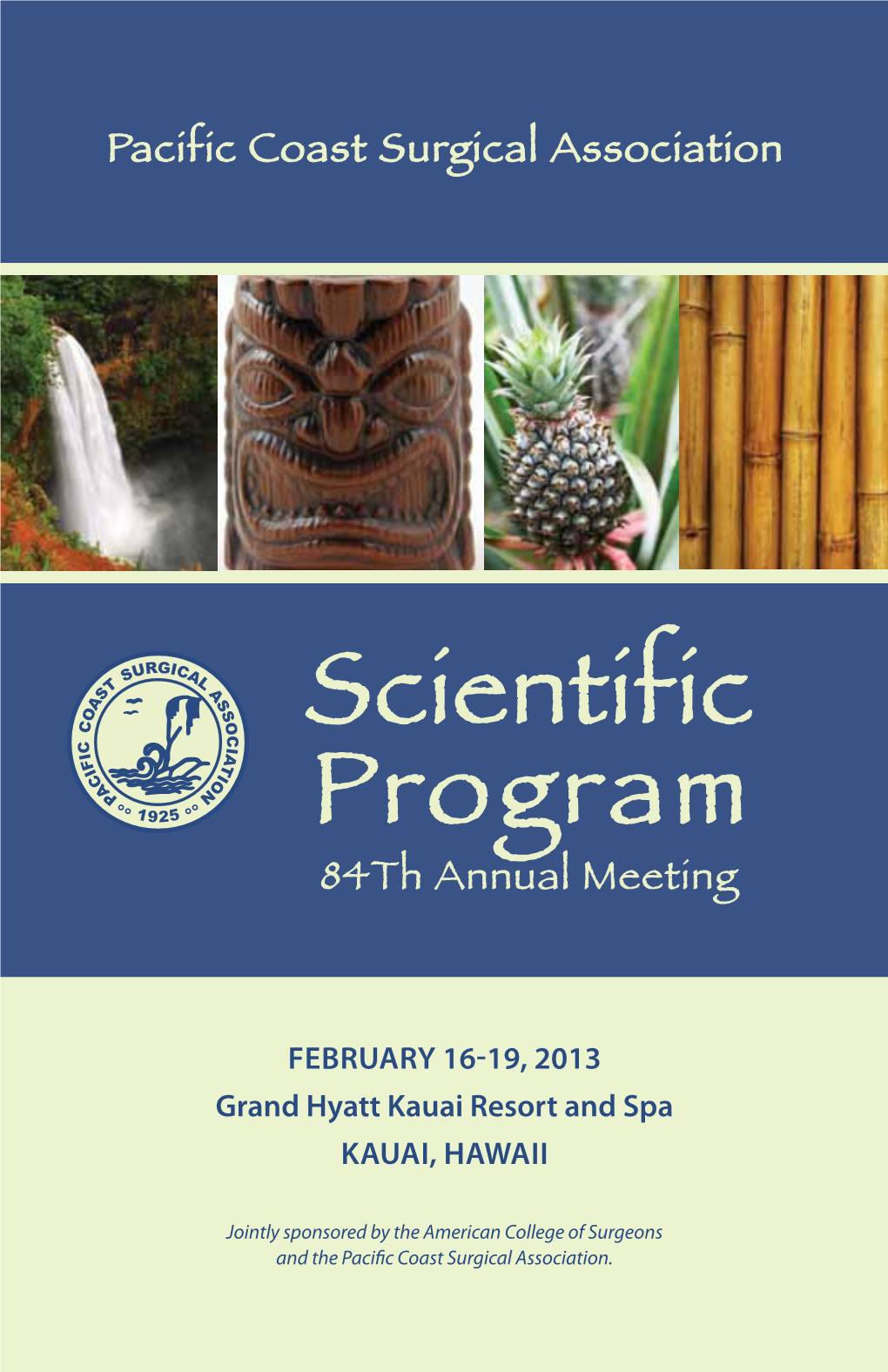 Scientific Program 84Th Annual Meeting
