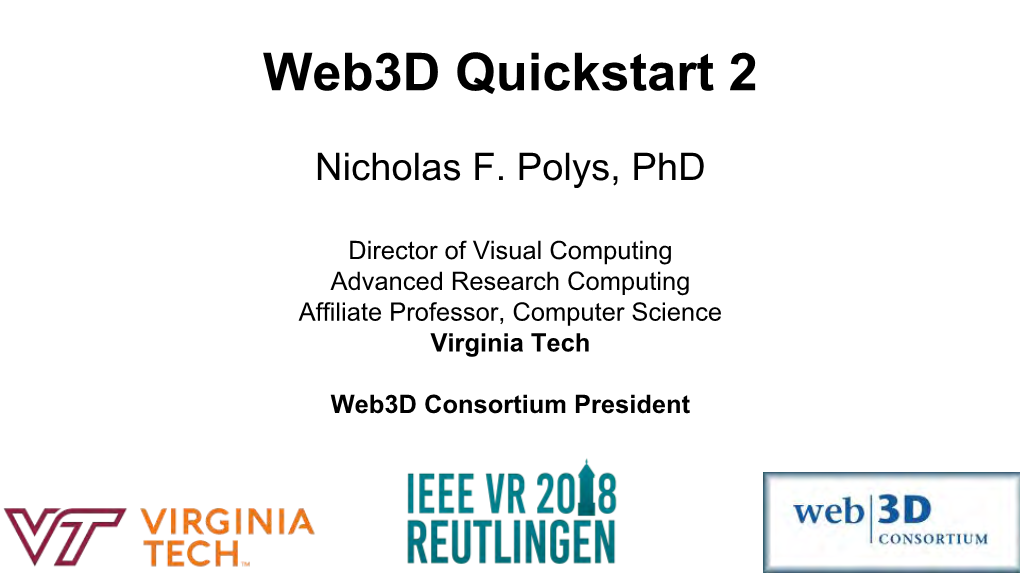 Web3d Quickstart 2