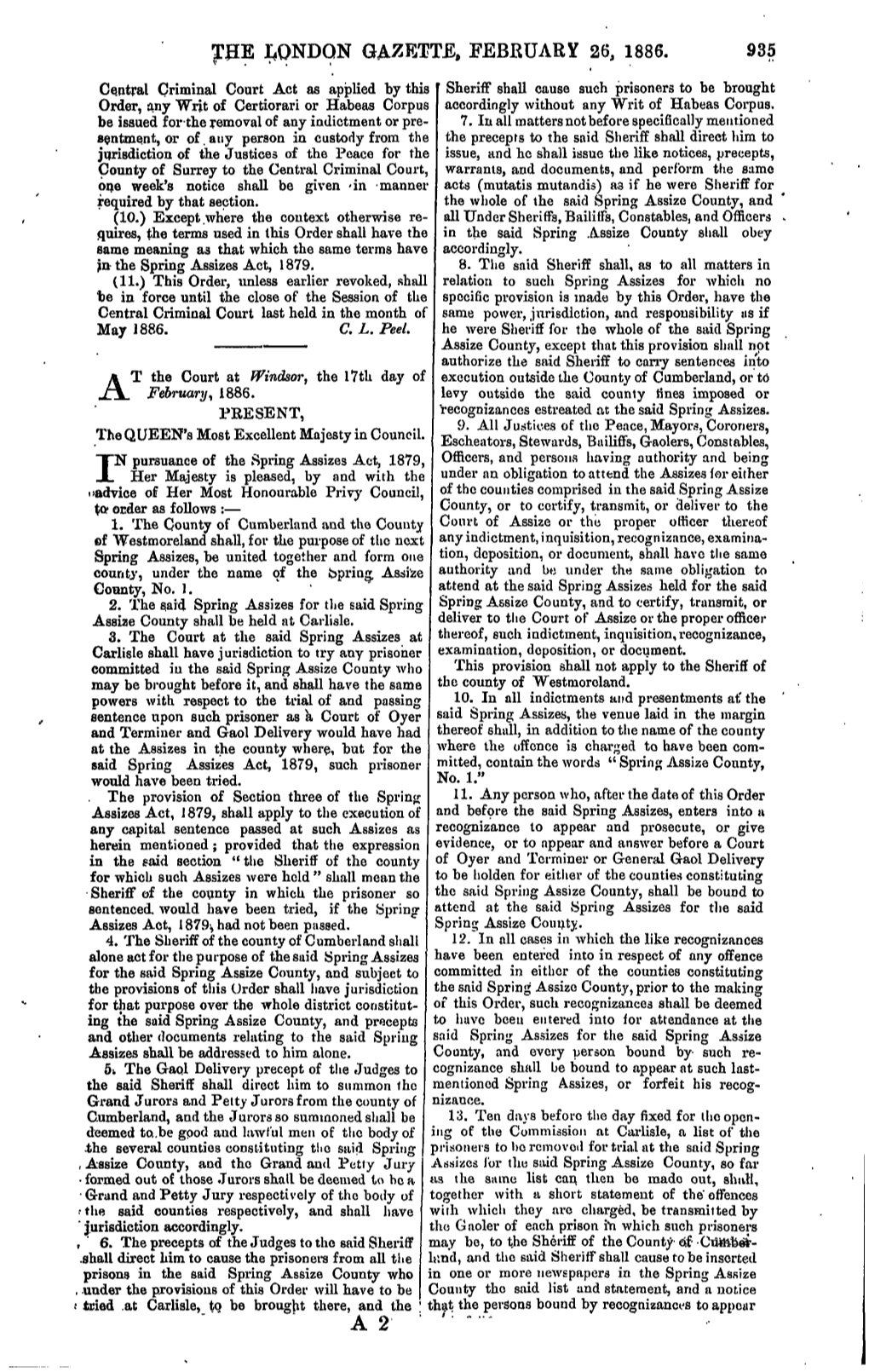 The London Gazette, Issue 25563, Page