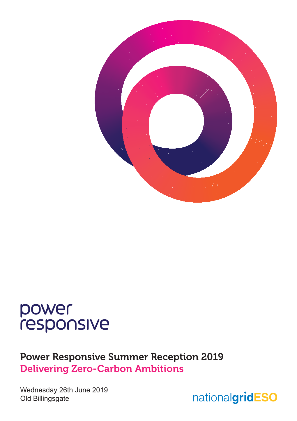 Power Responsive Summer Reception 2019 Delivering Zero-Carbon Ambitions