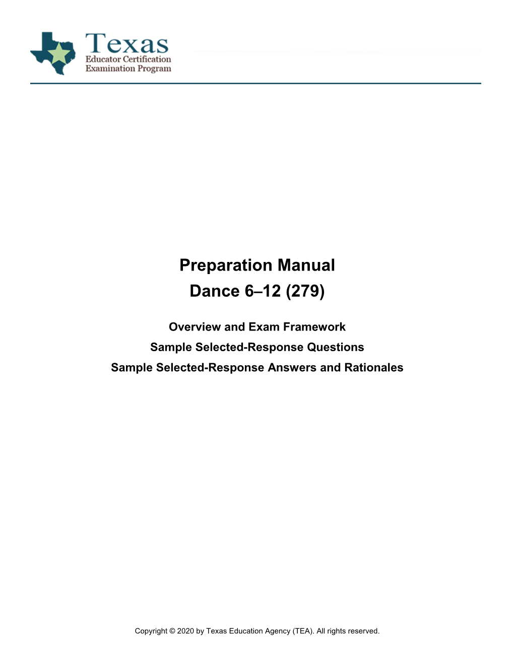 Preparation Manual Dance 6–12 (279)