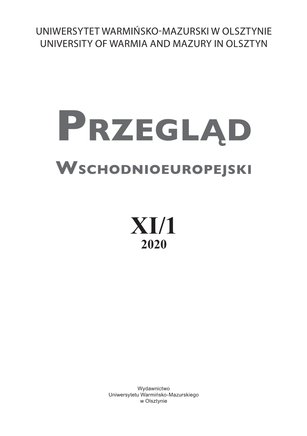 Przegląd Wschodnioeuropejski