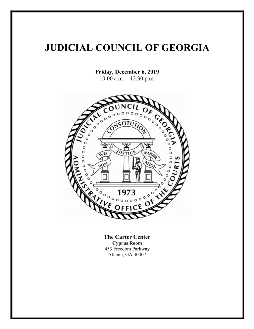 Judicial Council of Georgia