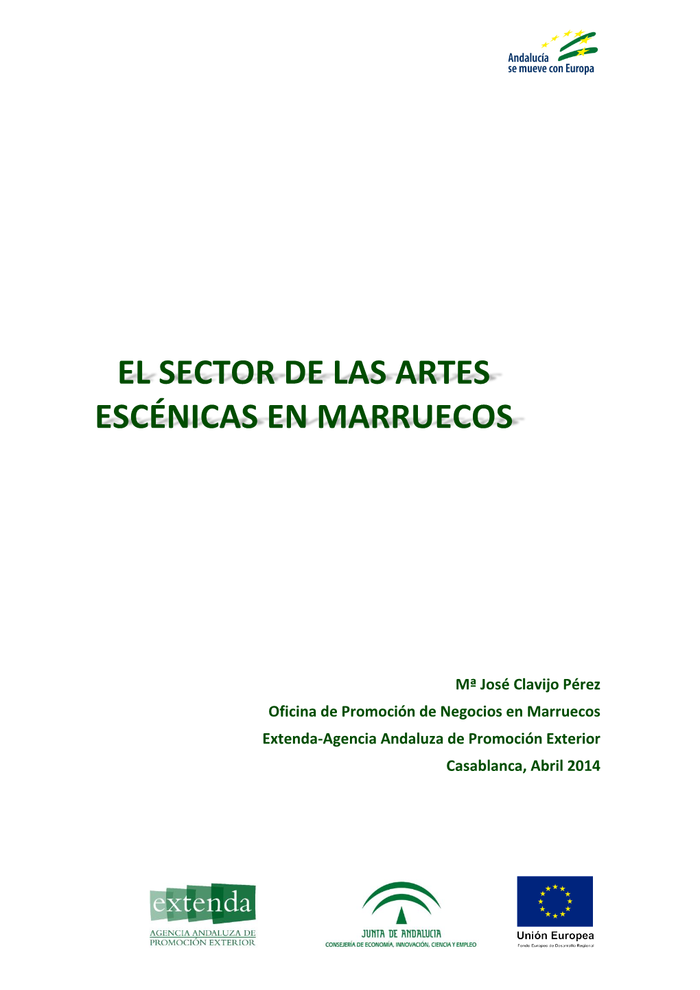 El Sector De Las Artes Escénicas En Marruecos