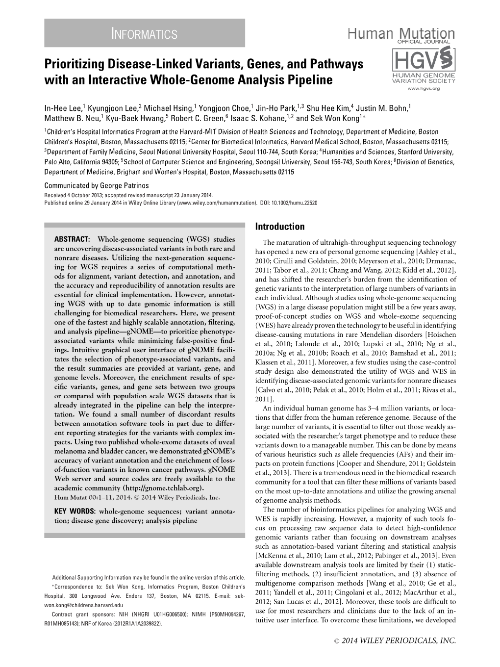 Prioritizing Diseaselinked Variants, Genes, and Pathways with An