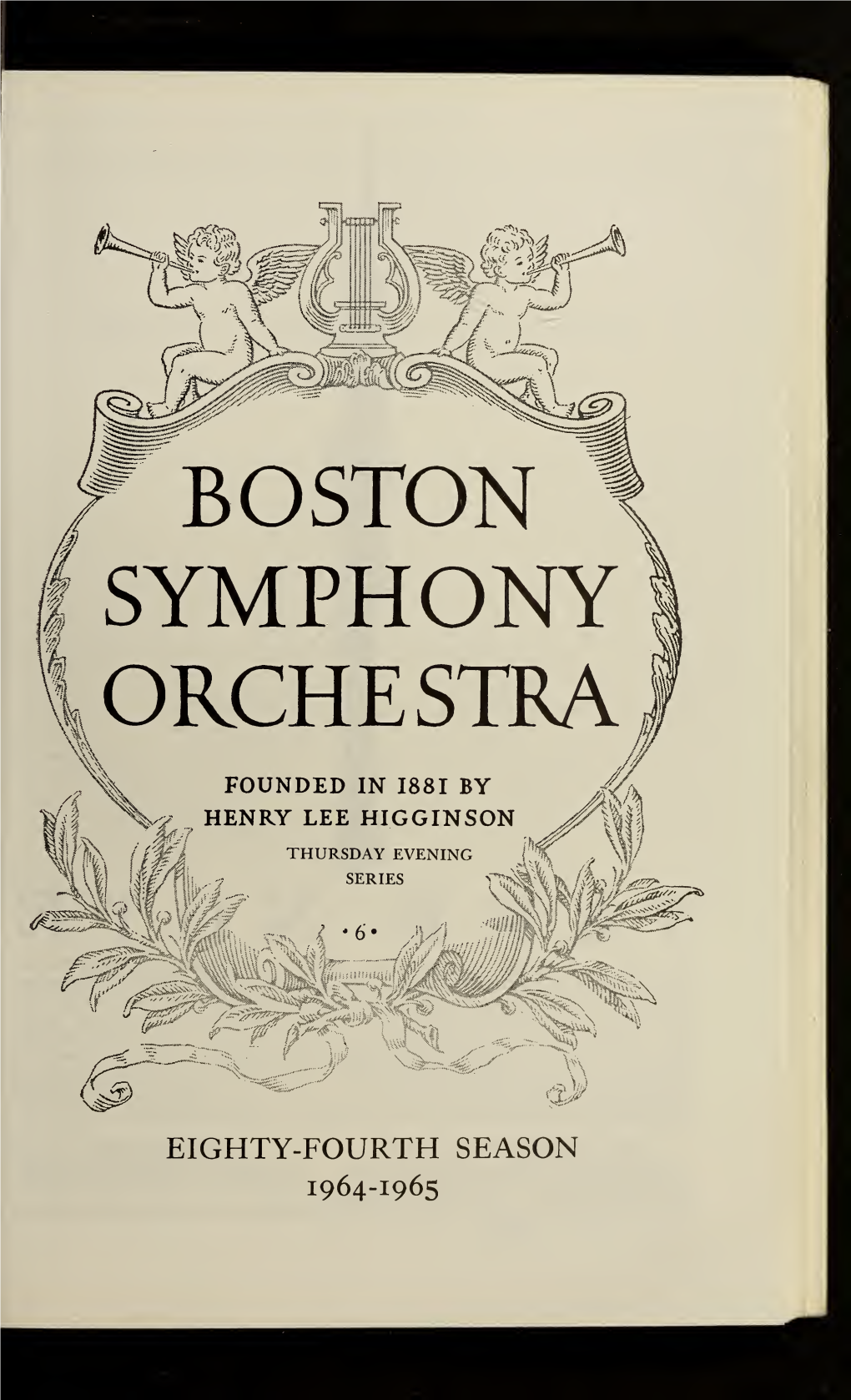Boston Symphony Orchestra Concert Programs, Season 84, 1964-1965, Trip