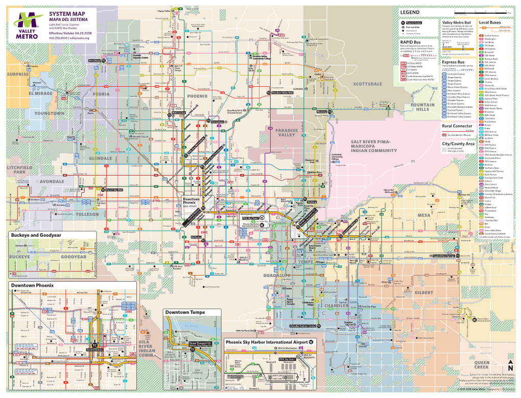 SYSTEM MAP Scale Is Approximate