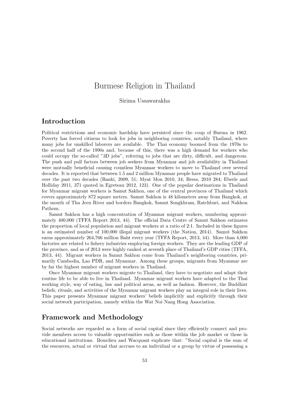 Burmese Religion in Thailand