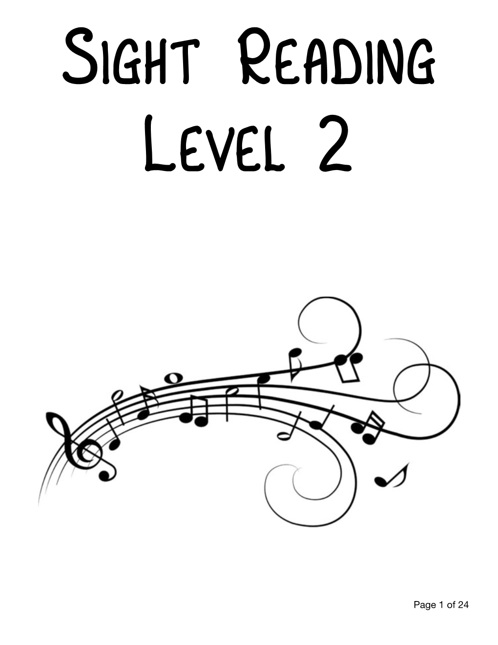 Sight Reading Book Level 2